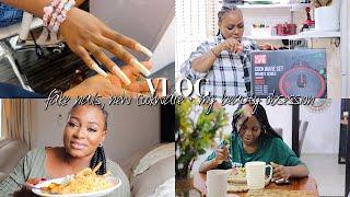 My 12yr Old Got Fake Nails For The First Time, My New Cookware Set + How I Get Money From Abroad