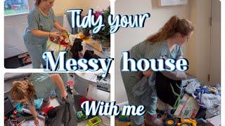 Tidy Your Messy House With Me - we can do this together!