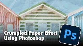 Crumpled Paper Effect Using Photoshop, How to Tutorial