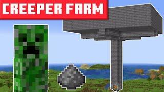 Minecraft Creeper Farm 1.20.2 - BEST DESIGN