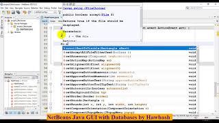 #36 Java GUI : JFilechooser to Save File