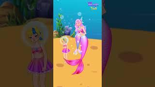 Orphaned child was adopted by mermaids ‍ Moral Lesson #shorts #viral #fairytales