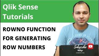 Qlik Sense Row No Chart and Script function for Generating Row Numbers