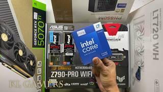 intel Core i7 14700K ASUS TUF GAMING Z790-PRO WIFI RTX5070Ti Aquaron Xtreme Gaming PC Build