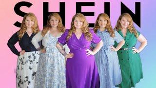 SHEIN Plus Size Summer Dress Haul | June 2024 #shein #sheincurve #sheinforall