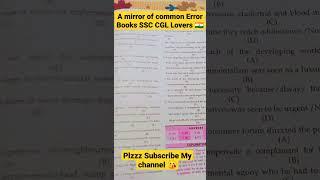 A Mirror of Common errors Books Review/Best book of SSC CGL ️#ssccgl #ssccgl2022 