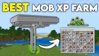 BEST Mob XP Farm for 1.21 Minecraft Bedrock & Java (Super Fast!)