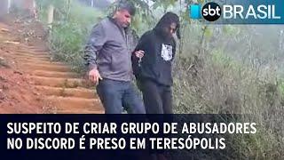 Suspeito de criar grupo de abusadores no Discord é preso em Teresópolis | SBT Brasil (04/07/23)