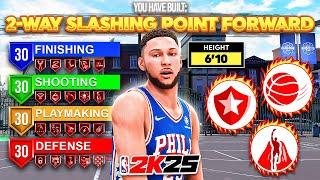 This 6'10 '2-WAY SLASHING POINT FORWARD" BUILD is MAKING NBA 2K25 FUN