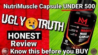 Nutrimuscle Massive Mass Gain Up Capsule HONEST review ( with LAB REPORT )