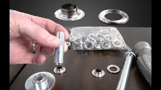 Install a Grommet (eyelet)  How to Use a Grommet Maker  - BB Renos  e010 Grommit