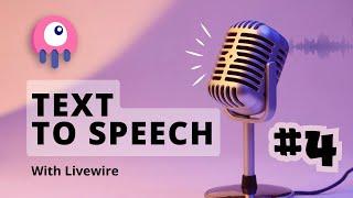 Text To Speech With Livewire ️