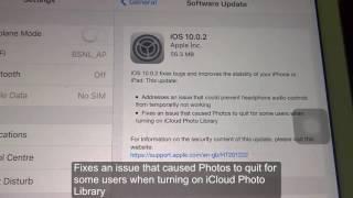 iOS 10.0.2 Version 14A456 Apple Latest Software Update fixes headphone issues