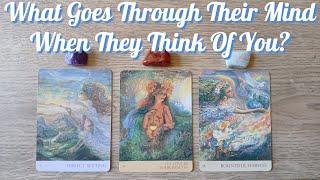 WHAT GOES THROUGH THEIR MIND WHEN THEY THINK OF YOU? PICK A CARD: 🪻LOVE TAROT🪻
