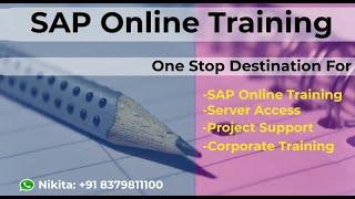 SAP C4C Functional Online Training