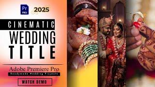 Wedding Title for Premiere Pro | Wedding Projects 2025 | MantraAdcom | @MantraWeddingProjects