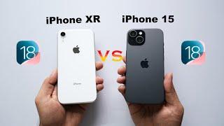 iPhone 15 vs iPhone XR Speed Test (iOS 18) | Are Old iPhones Dead Now? (HINDI)