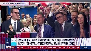 Premier Mateusz Morawiecki: Nie zawiedziemy zaufania Polaków