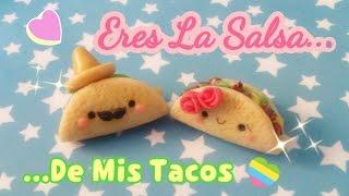 Dijes para mejores amigos/ Manualidades para el 14 de febrero / Tacos Kawaii