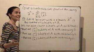 Combinatorial Proof (full lecture)