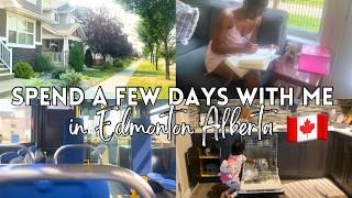 Life in Canada  | HE GOT THE JOB!!  | Solo Weekend | My morning routine as a SAHM of 2 |