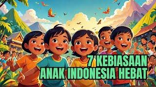 Lagu 7 Kebiasaan Anak Indonesia Hebat | Video Lirik