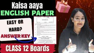 Kaisa aya English Paper? Lets Solve| Answerkey 2024| By @shafaque_naaz ​
