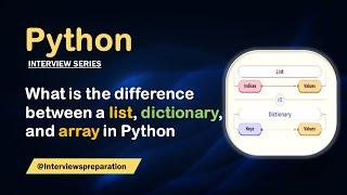 Difference between List, Dictionary and Array in Python #python #devops