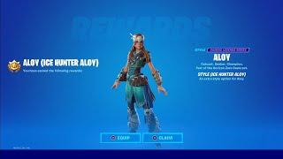 FORTNITE HOW TO GET "ICE HUNTER ALOY" EDIT STYLE! (PS5 EXCLUSIVE SKIN)