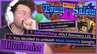 I just pulled off the PERFECT MASS HYSTERIA! | Town of Salem 2 BetterTOS2 Mod w/ Friends