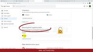 GMAIL için SMTP ayarları