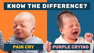 Don’t Mistake Pain With Purple Crying