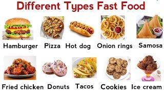 60 Different Types Food Name | Daily English Use Food Vocabulary | Common English Vocabulary