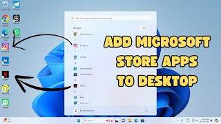 Create Apps Shortcut on Desktop | Add Microsoft Store Apps Icon To Desktop