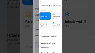 How to set screen lock in Android device #screenlock  #shortsfeed #mobilelock #shorts #ytshorts