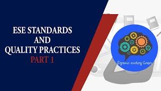 ESE STANDARDS AND QUALITY PRACTICES PART 1 #TQM #AQL #QC