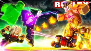 SUPER HEROS vs SUPER VILLAINS in MAD CITY in ROBLOX