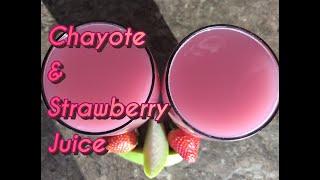 Chayote // How to Make Chayote & Strawberry Juice // Keisha's Kitchen 24_7