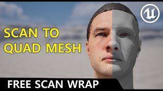 FREE FACE SCAN RETOPOLOGY TOOL