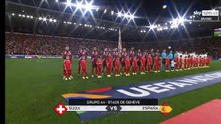 Switzerland vs Spain National Anthem - UEFA Nations League 2024/25