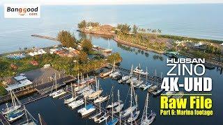 HUBSAN ZINO H117s 4K UHD drone -Part 6: 4K raw video of Marina footage