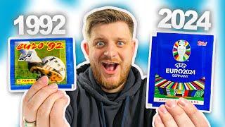 OPENING A PACK from EVERY EURO TOURNAMENT between 1992 and 2024! (32 YEARS!)