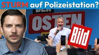 Höcke droht mit Sturm auf die Polizei! Quelle?