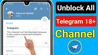 How To Fix "This Channel Can't Be Displayed" On Telegram [Android & ios] || New Process 2023