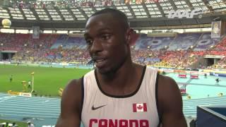 Moscow 2013 - Gavin SMELLIE CAN - 100m Men - Heat 2