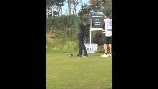 October 3rd, 2015 - Alfred Dunhill Links Championship - Day 3 // Jamie Dornan preparing