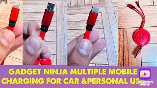 Multiple mobile charging solution in small size by gadget Ninja#FekDoPuraaniWires