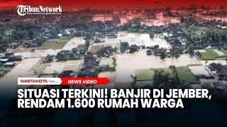 Situasi Terkini! Banjir di Jember, Rendam 1 600 Rumah Warga