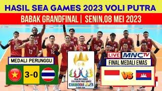 Hasil Sea Games 2023 Voli Putra final ~Vietnam vs Thailand~Jadwal final Voli Sea Games Kamboja 2023