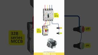 Manual Motor Starter | MPCB | Motor Protection Circuit Breaker | MPCB Connecting With Indicator !